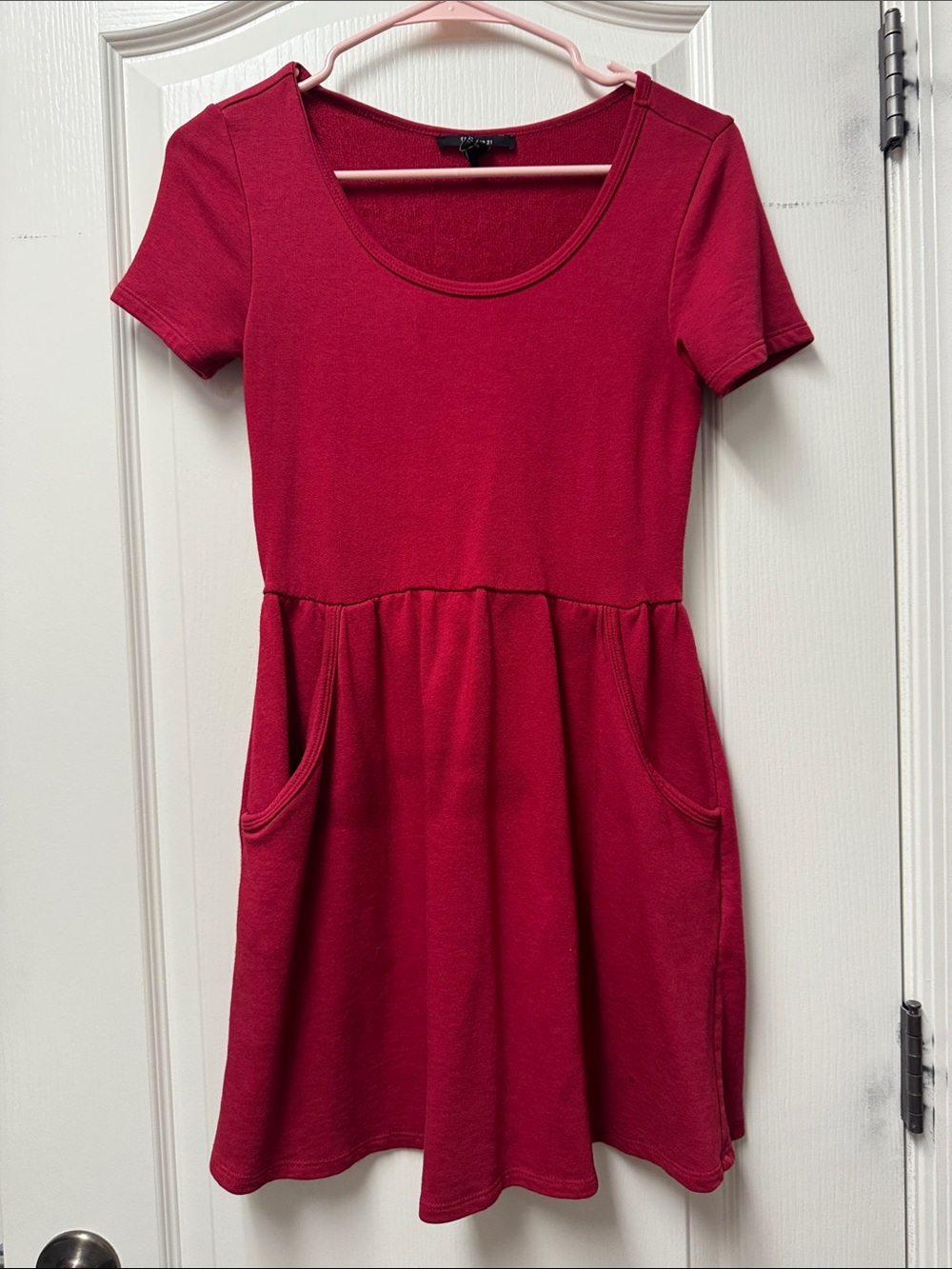 Forever 21 Knit Dress in Raspberry